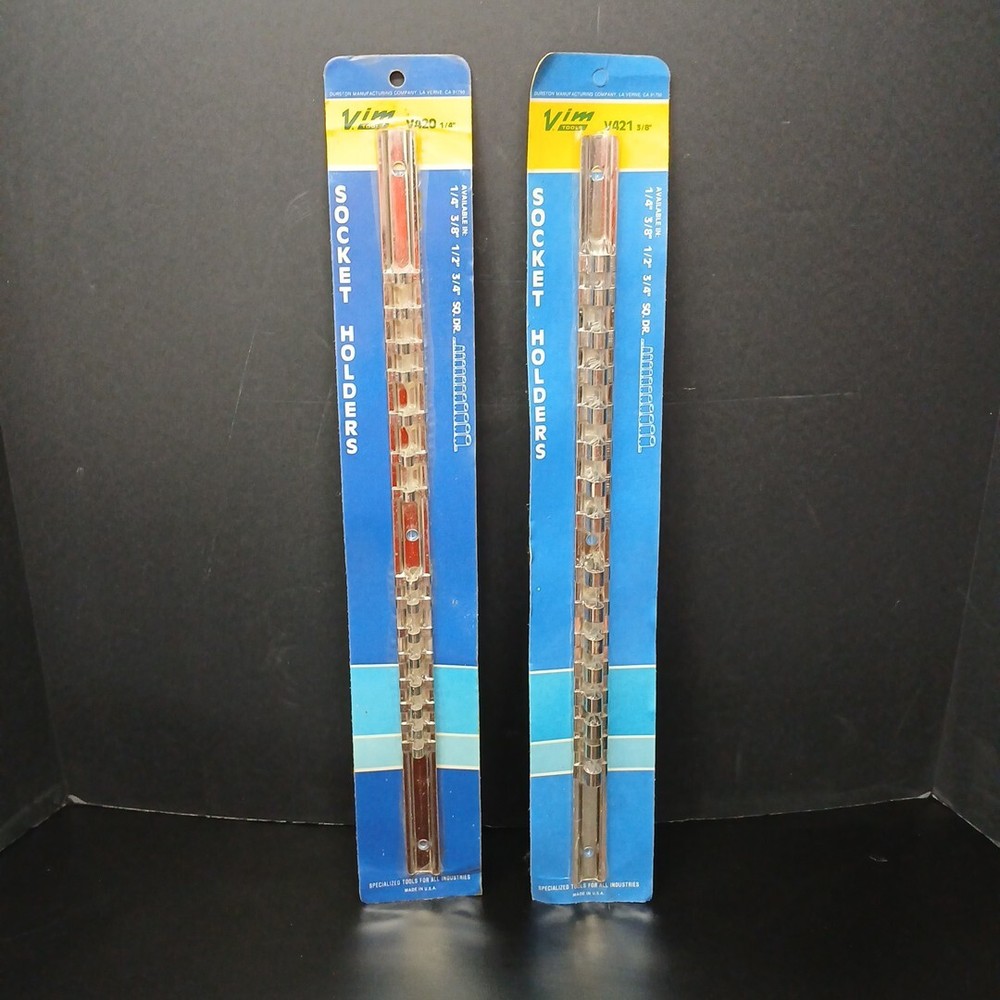 Socket Holders Lot, Vim Tools, V420 (1/4") & V421 (3/8")