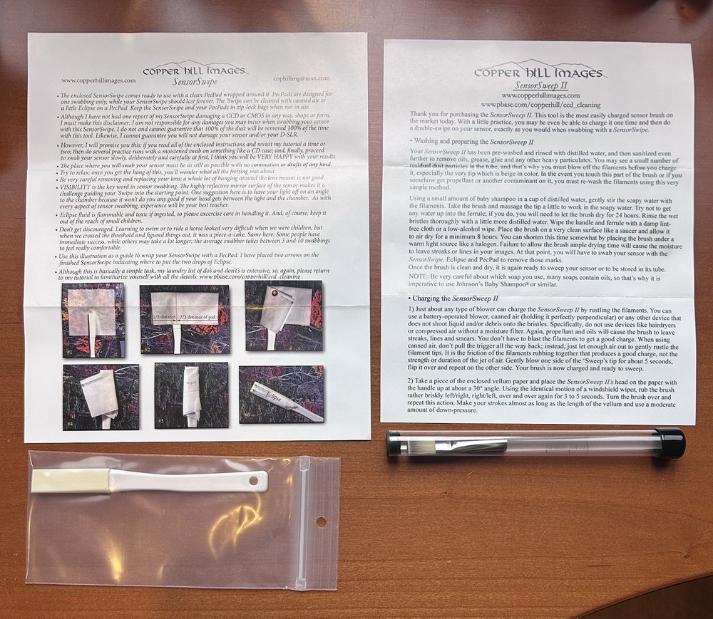 Digital Camera Sensor Cleaning Kit - New - Copper Hill Images