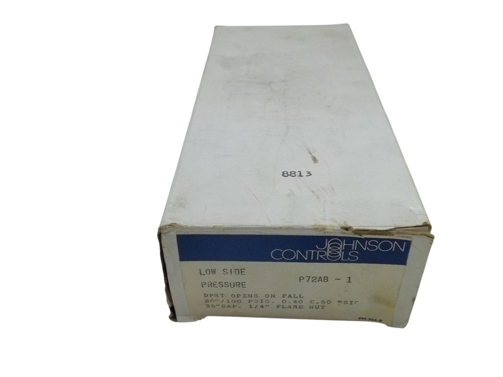 JOHNSON CONTROLS P72AB-1 PRESSURE UNMP