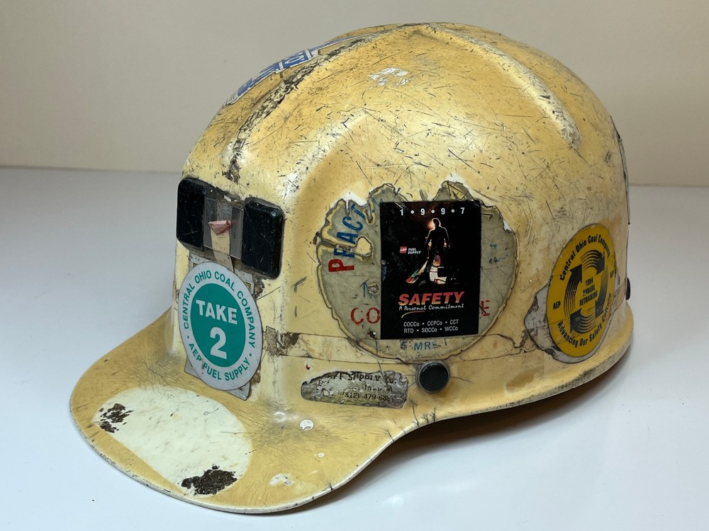 Dopesick Mining Hard Hat Low Vein Coal MSA Comfo-Cap 1978 Vintage Prop PA