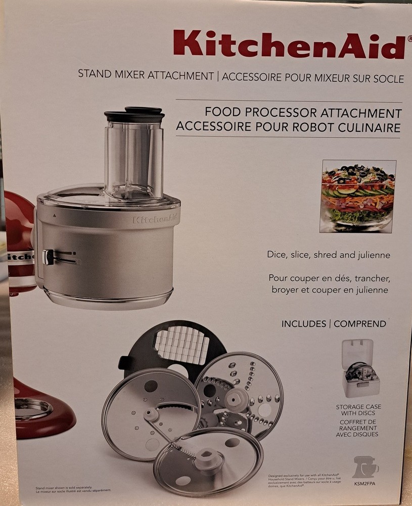 Kitchenaid Food Processor Attachment for Stand Mixer KSM2FPA