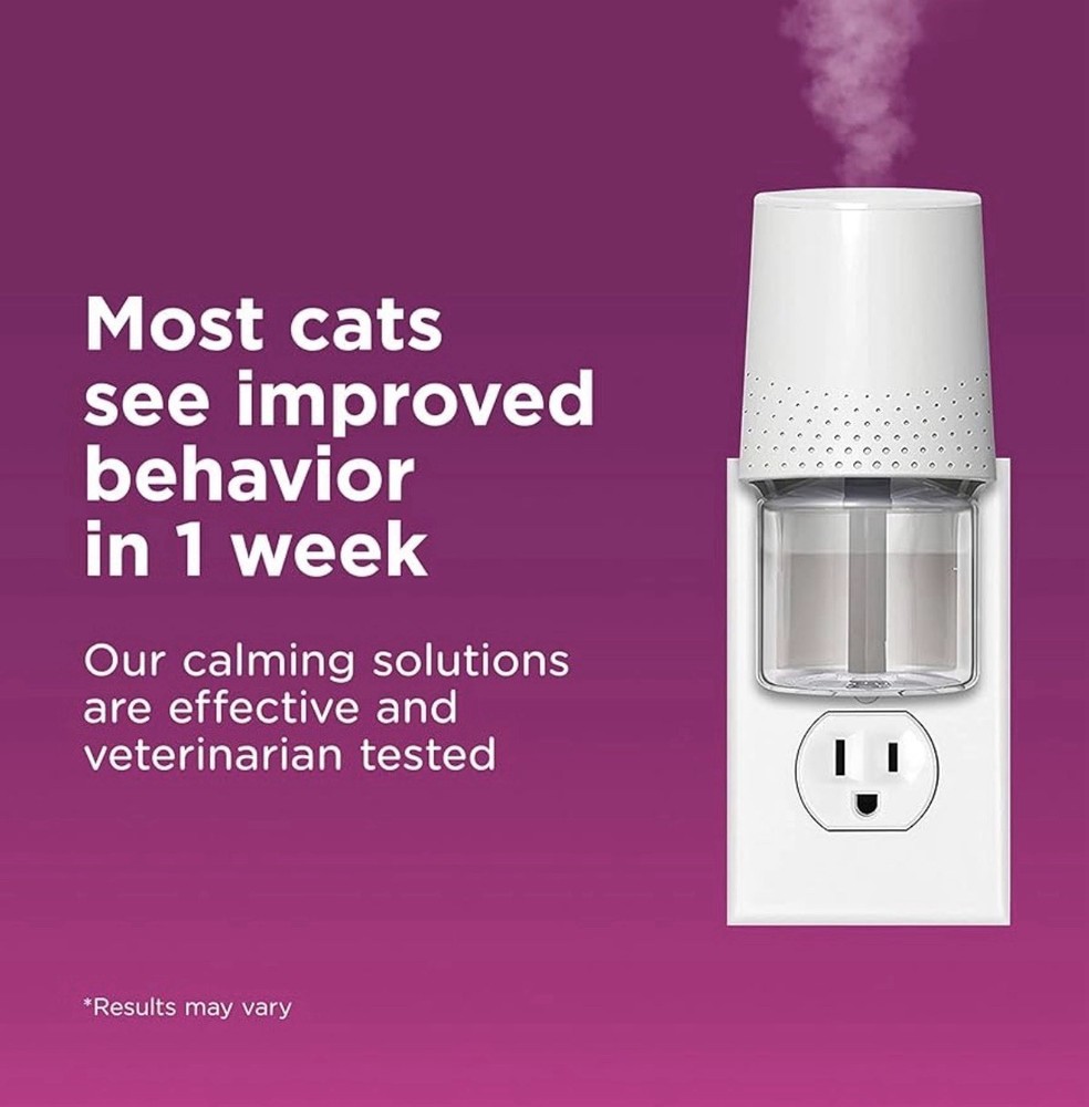 Comfort Zone Multi Cat Calming Diffuser Kit 3 Diffusers 6 Refills Pheromone