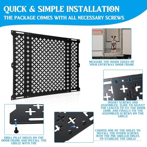 Adjustable RV Door Screen Protector Adjusts from 21''- 31.5'' 20 Inch High