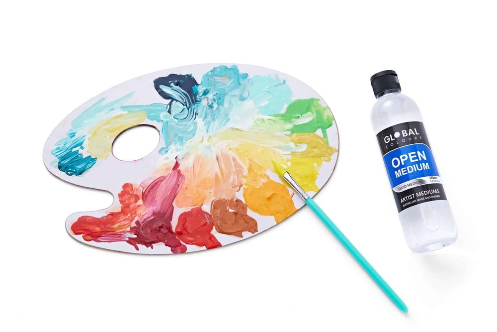 OPEN MEDIUM RETARDANT Global Colours Professional Mediums Artist Medium slow dry