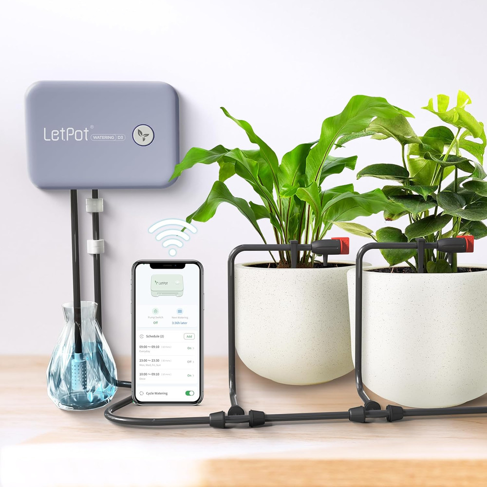 Automatic Watering System for Potted Plants, Drip Irrigation Kit System, Smart P