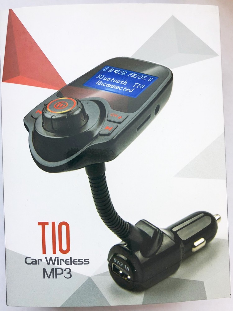 T10 Car Kit Handsfree Wireless Bluetooth FM Transmitter mp3 player USB LCD