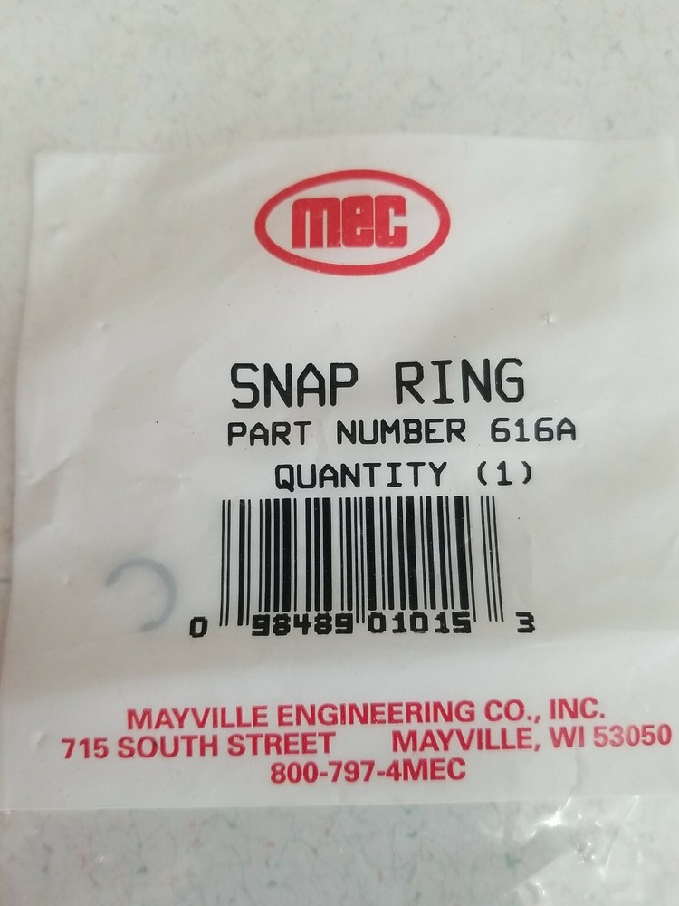 Mec snap ring 616A