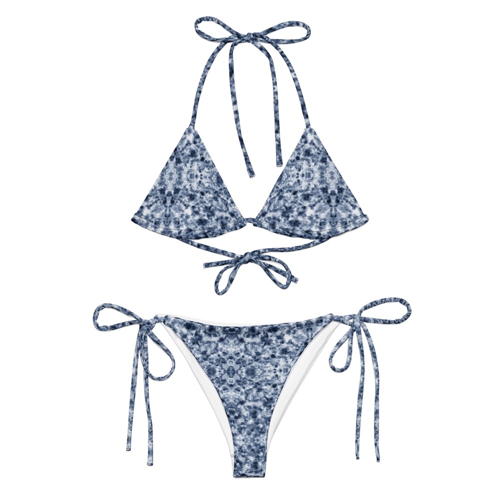 galaxy print | recycled string bikini