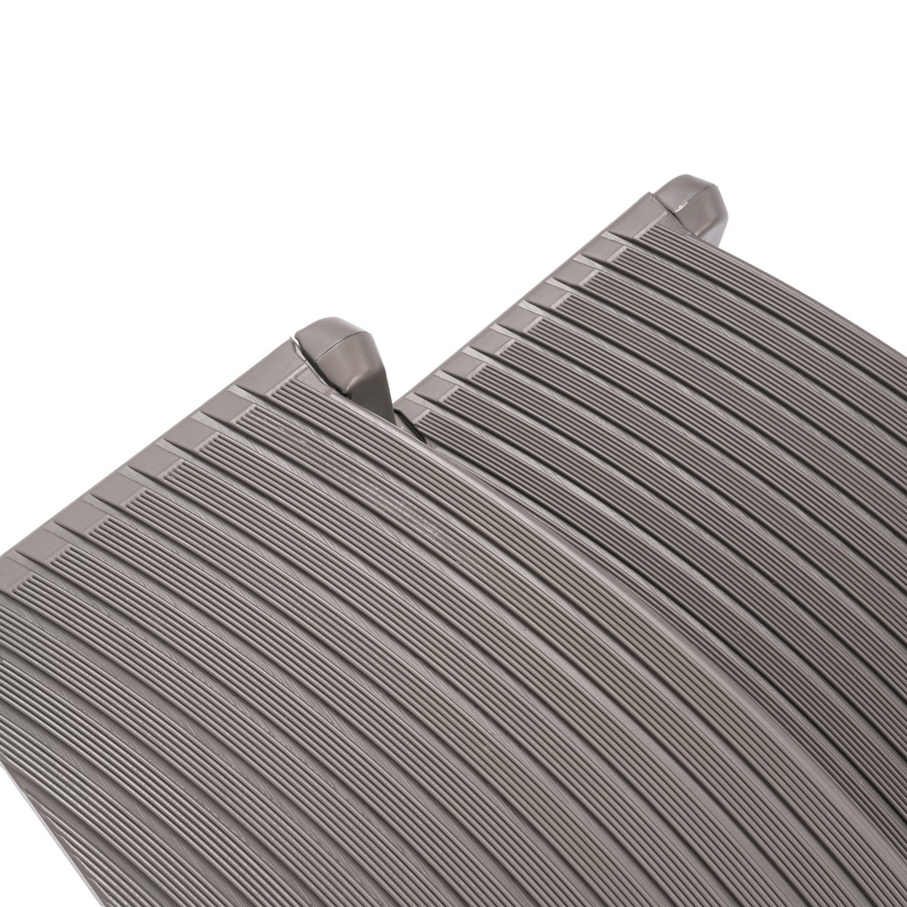 Outdoor Polypropylene Multi Purpose Spa and Hot Tub Handi-Step Step, Carbon Gray