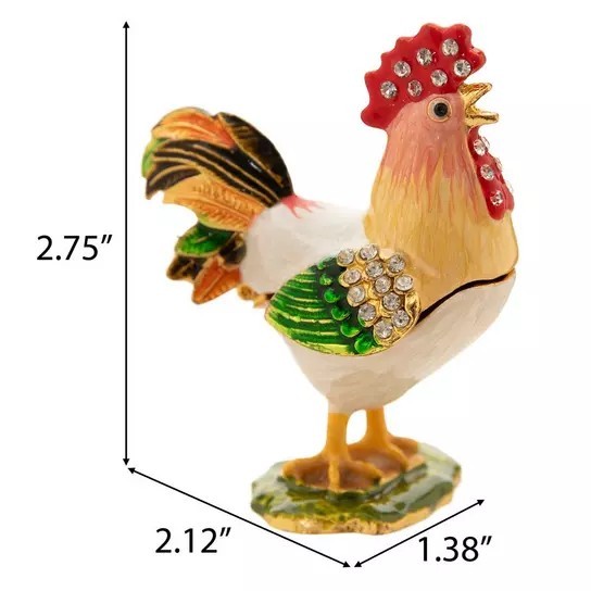 Rooster Jewelry Box