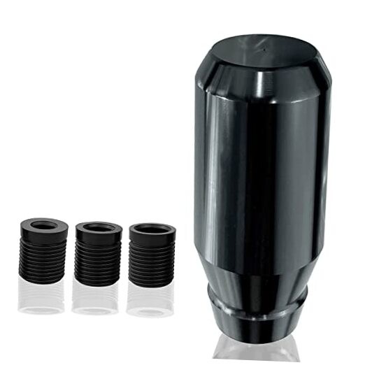 Stick Shift Knob for Buttonless Automatic and Speed Manual Black 3.15"-Black