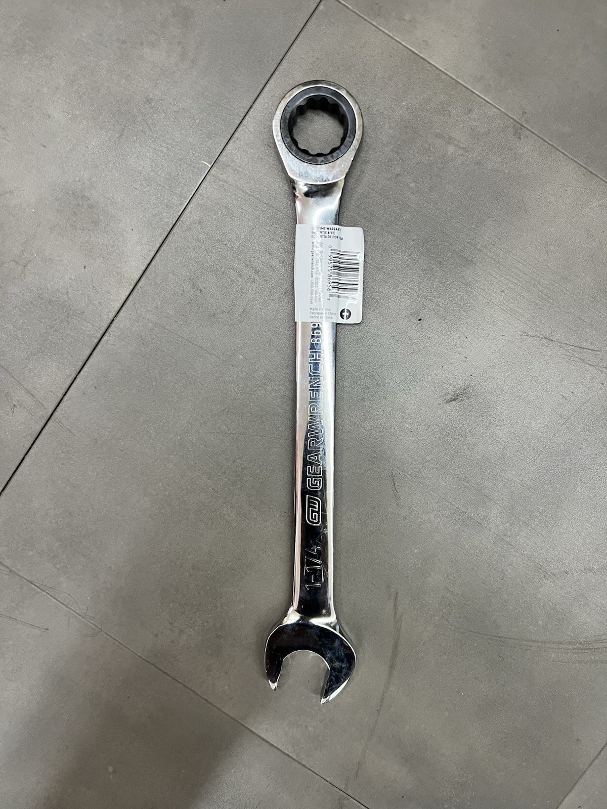 GearWrench 90T 1-1/4” Ratcheting Wrench - 86956 (Brand New)