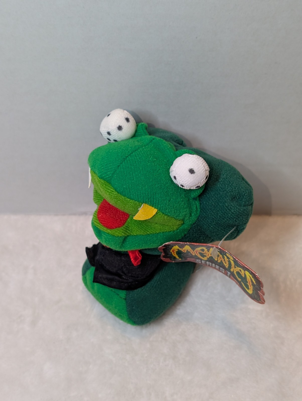 Vintage 90s Meanies Plush Lot 6 - Series 1 & 2 With Tags DIGGER Snake Eyes BEAR