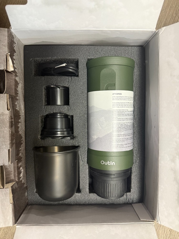 outin nano portable espresso machine