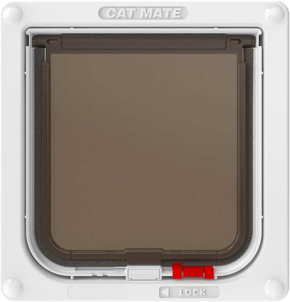 2-Way-Locking Cat Flap 304 - Secure Lockable Door for Small to Medium Sized C...