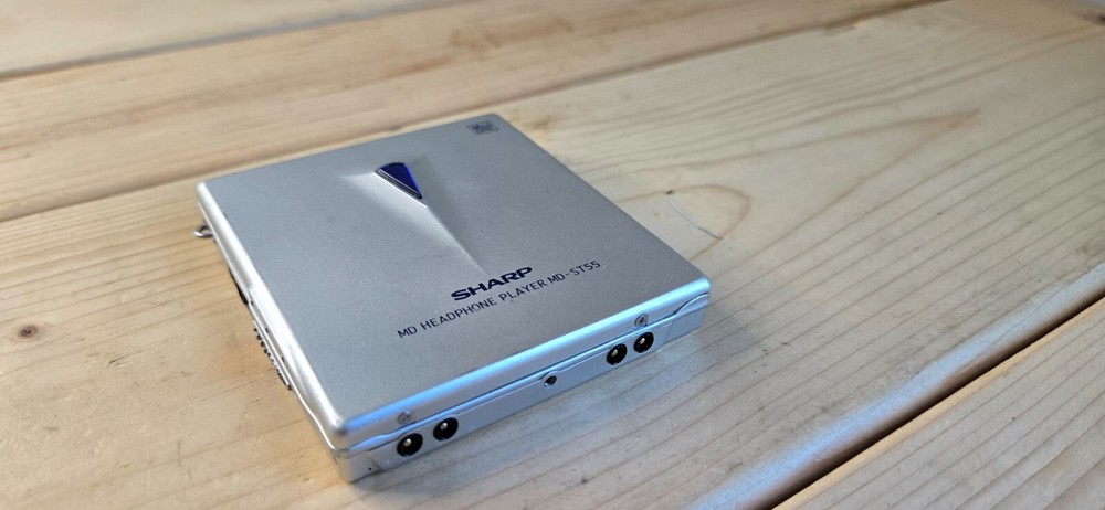 Sharp MD-ST55 Minidisc Player - Tested and Fully Working - Player Only