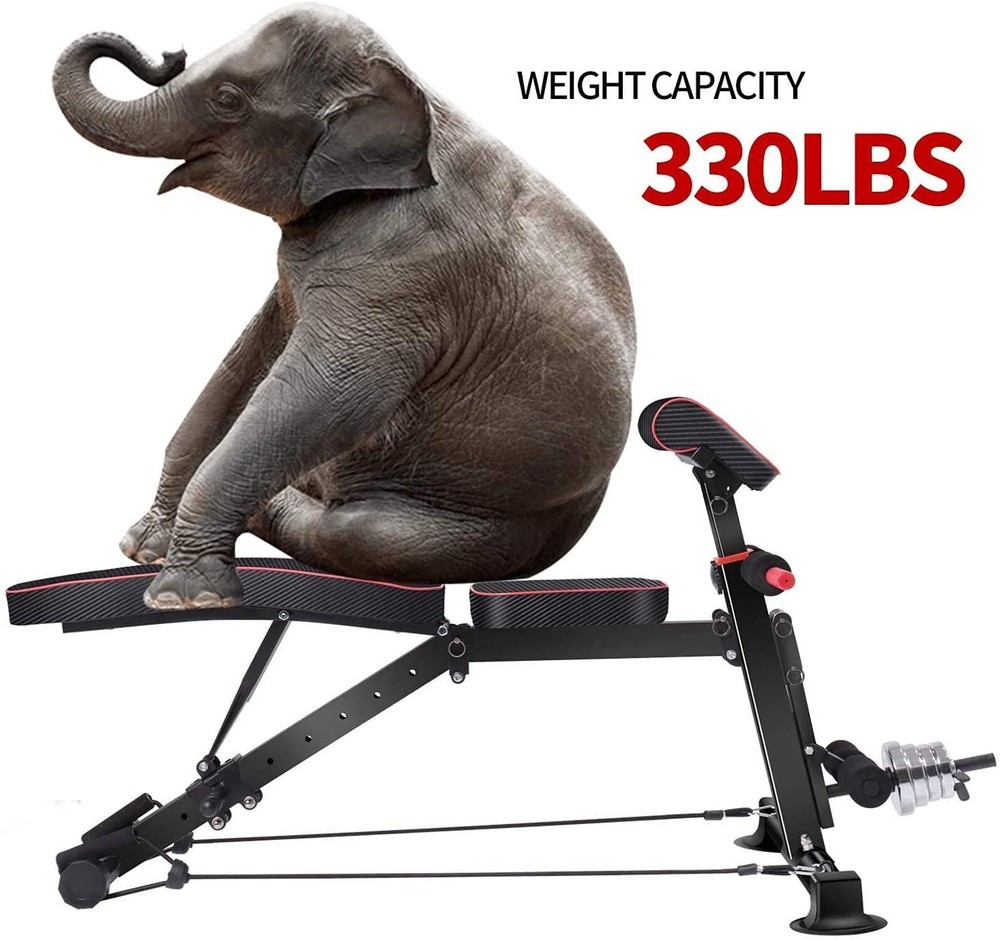 Adjustable Weight Bench,Utility Workout Bench Foldable Incline Decline Benche...