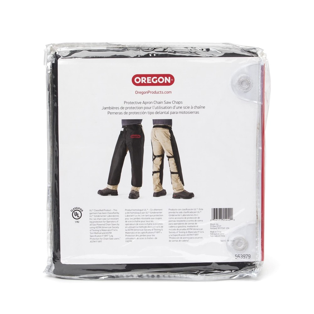 Oregon Chainsaw Chaps, 8-Layer, Lightweight, Adjustable, UL Classified