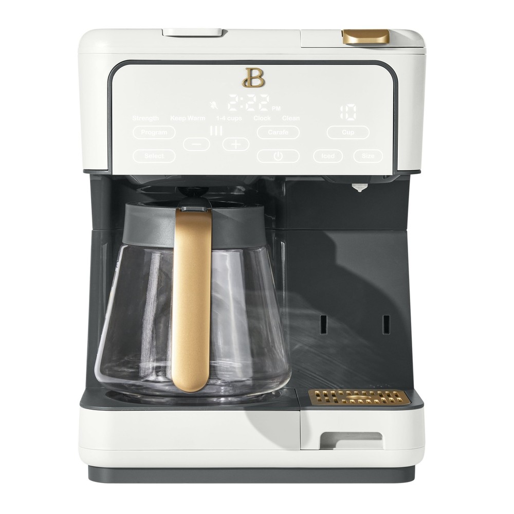 Beautiful Multi-Brew 12-Cup Programmable Drip & Single-Serve Coffee Maker