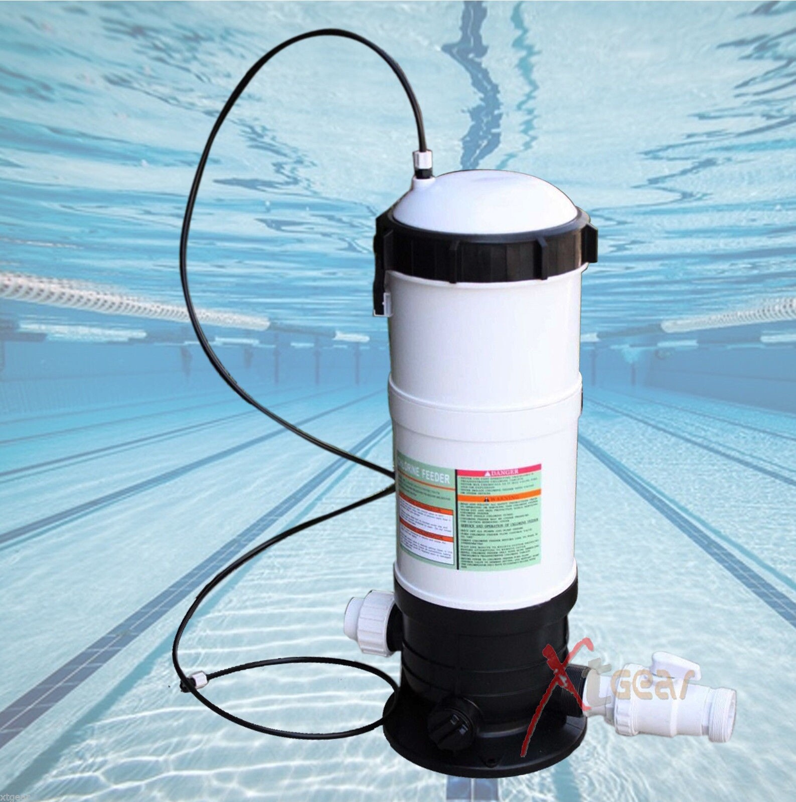 New Swimming Pool Off-Line Dispenser Chlorinator Feeder Flow Control Valve 65lbs