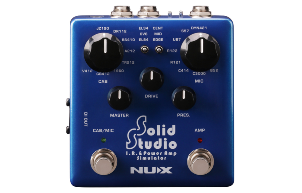 NUX NSS-5 Solid Studio IR+ Power Amp Simulator Pedal - Record Direct New!