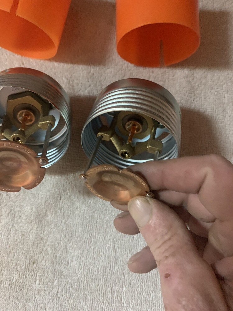 2pack Victaulic V33 V3104 Quick Response Adjustable Concealed Pendent Sprinkler