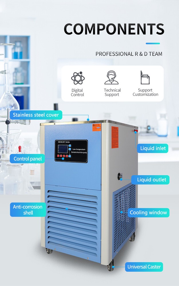 30L -30℃ Lab Cooling Chiller with Recirculating Pump for Recctors
