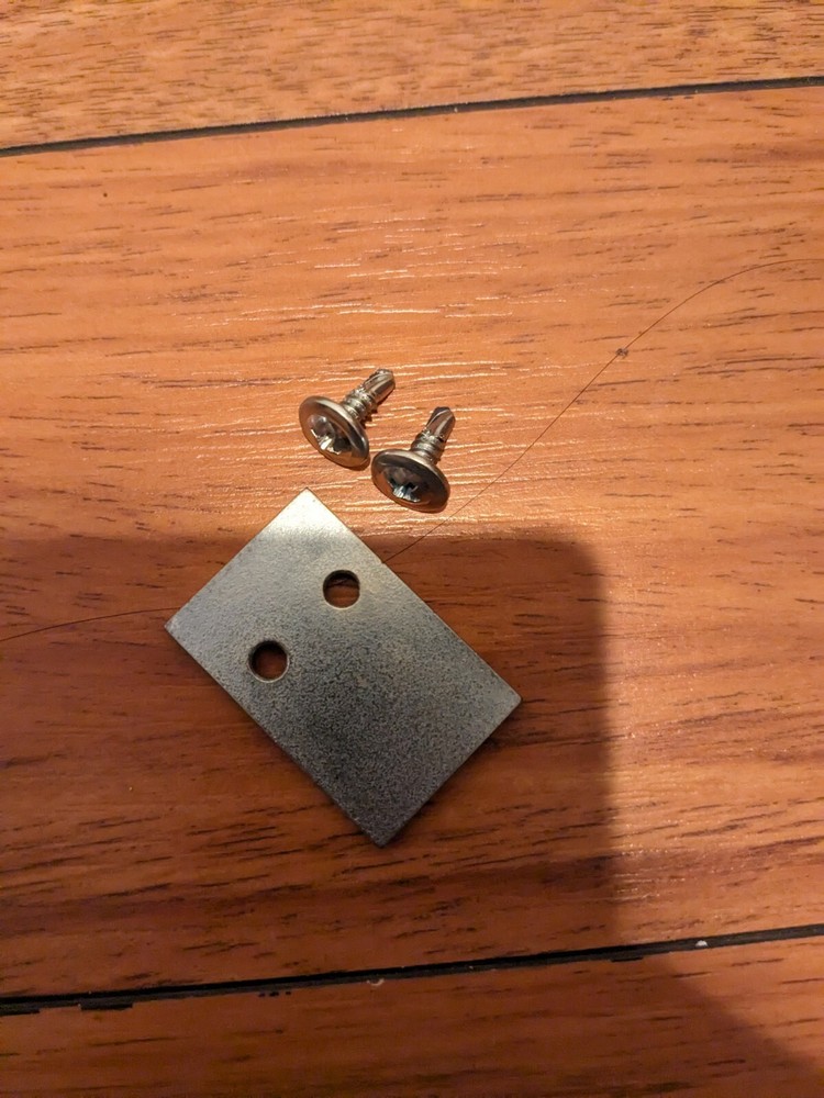 Racermate Computrainer Reinforcement Bracket Plate And Screws