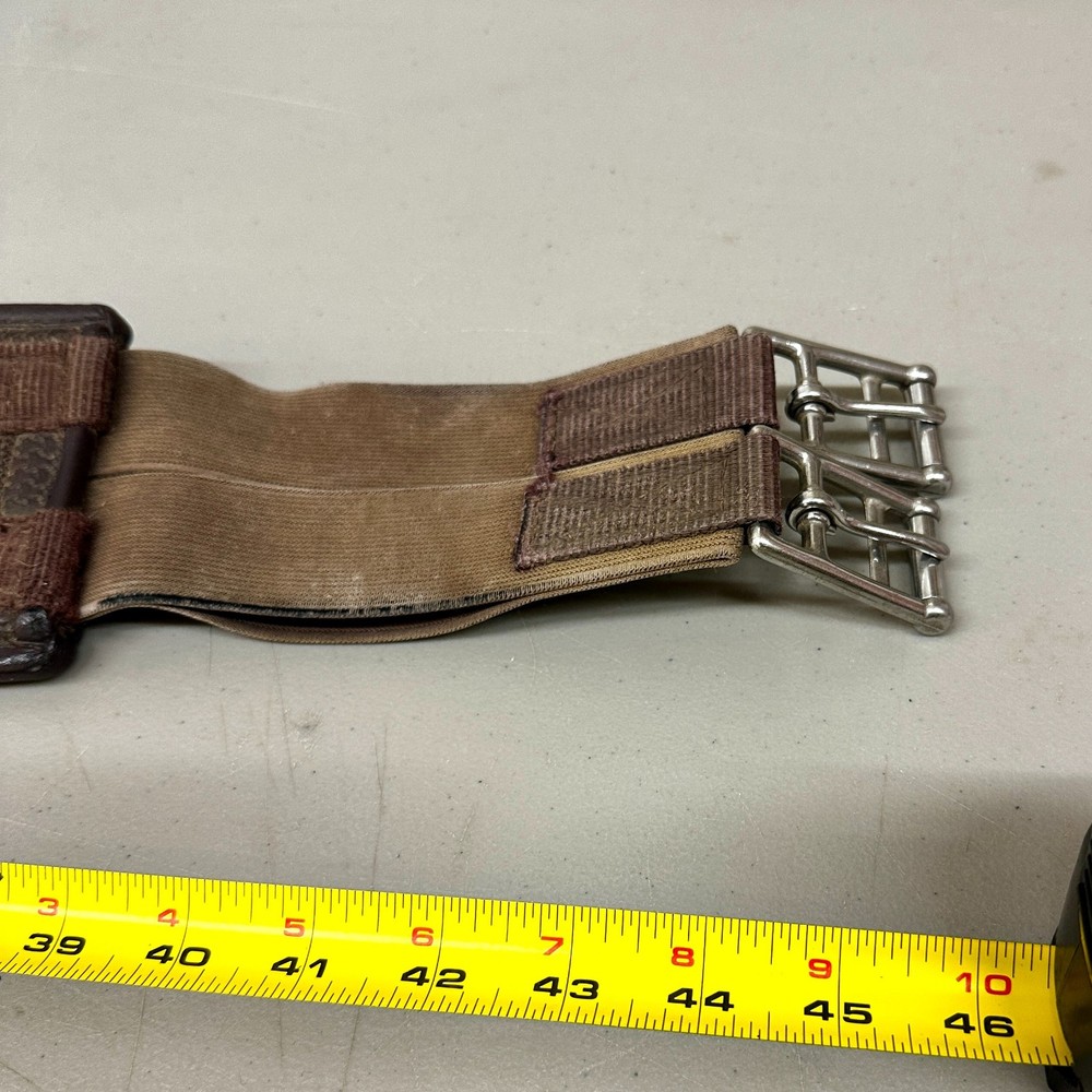 Leather Contour Hunter Girth 46”