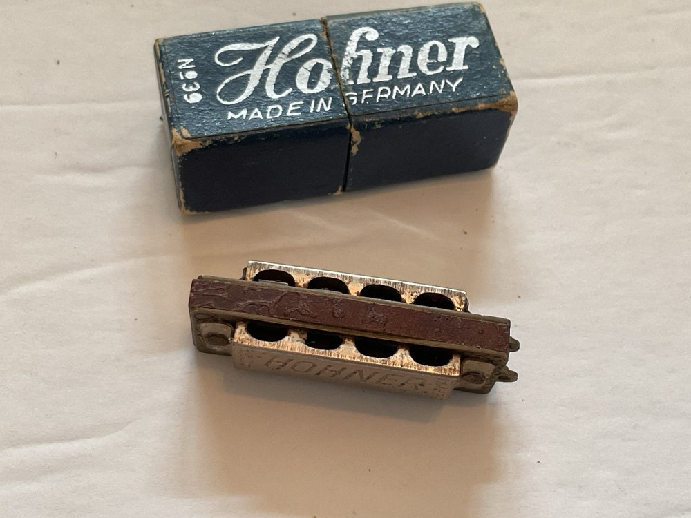 Hohner #39 Mini Harmonica Vintage Germany 1 1/2”