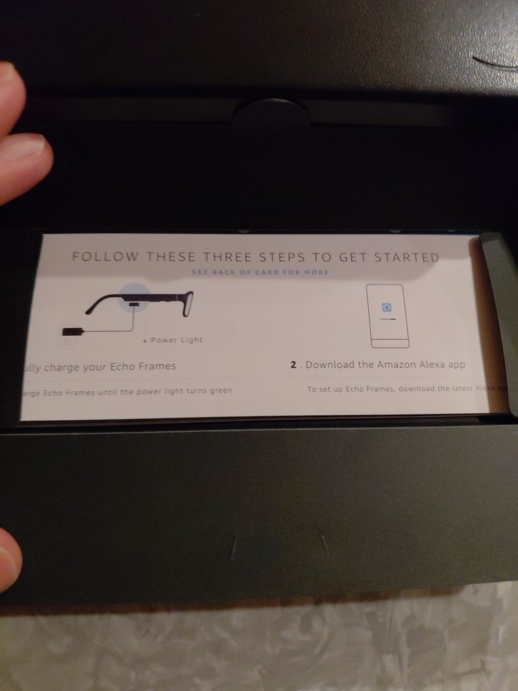 Amazon Echo Frames 1st Generation Complete But Not Working
