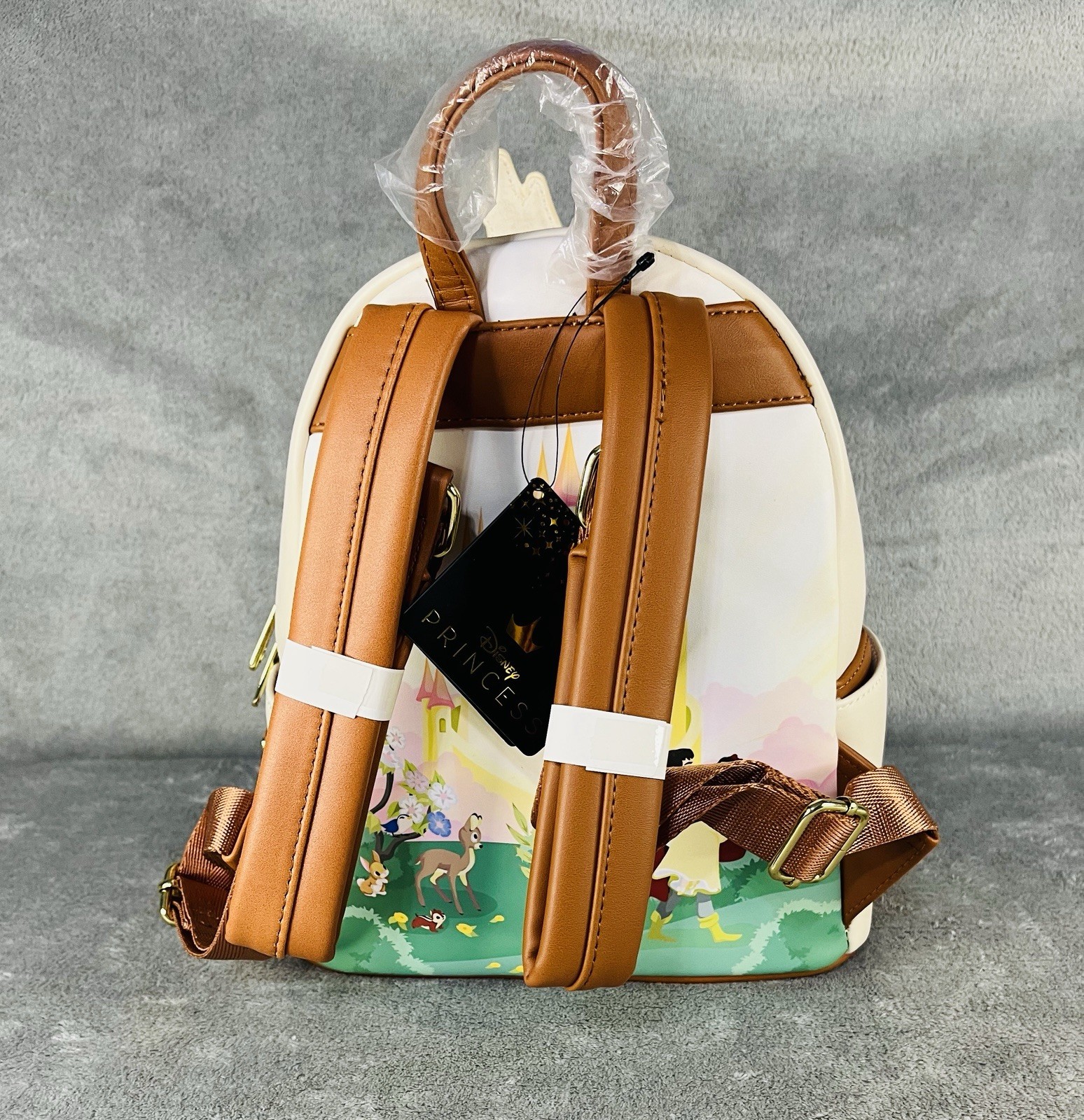 NEW Loungefly Disney Princess Snow White Seven Dwarfs Castle Mini Backpack