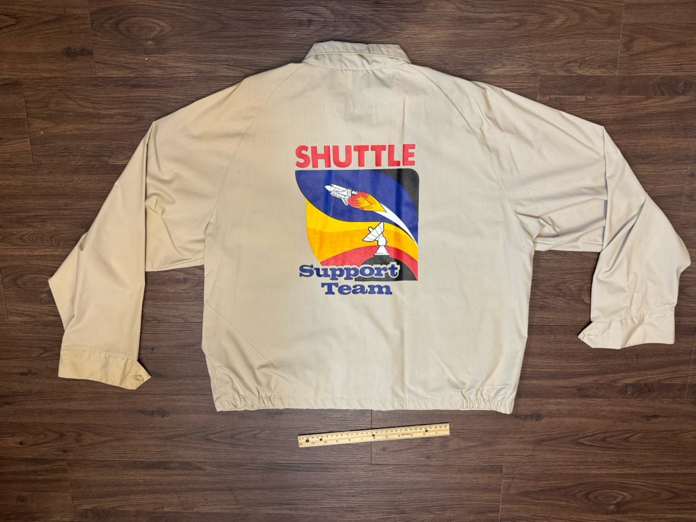 Vintage NASA Space Shuttle Jacket - DOD Shuttle Network- Shuttle Support Team