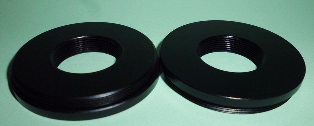 36TPI/RMS Threaded Microscope Objective to Camera Lens Adaptor 10Sizes Available