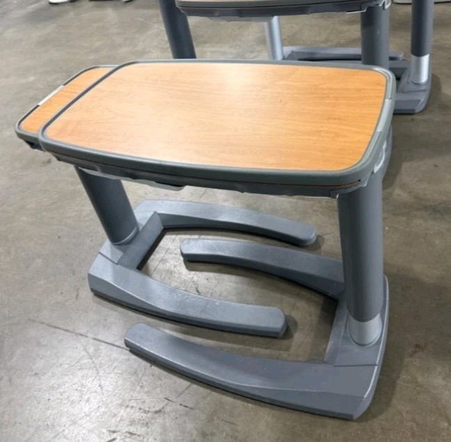 Stryker  Overbed Table With Adjustable Height Brown Top Local Pickup