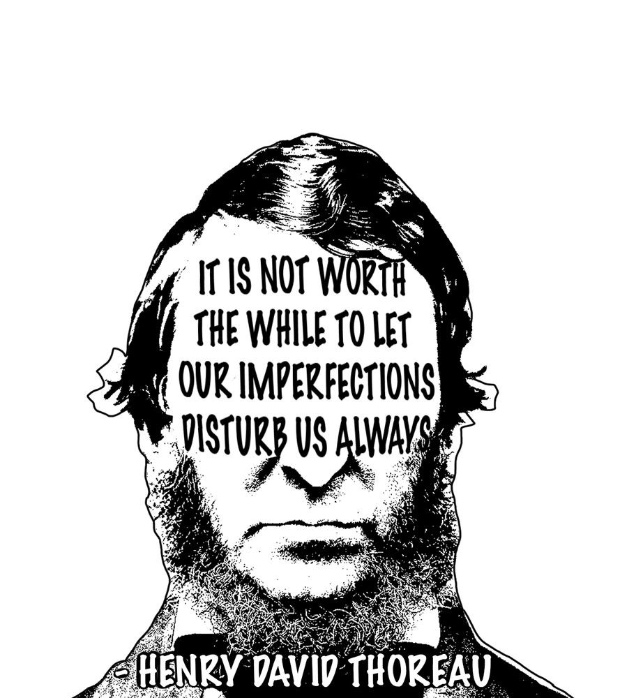 Henry David Thoreau Quote Stickers