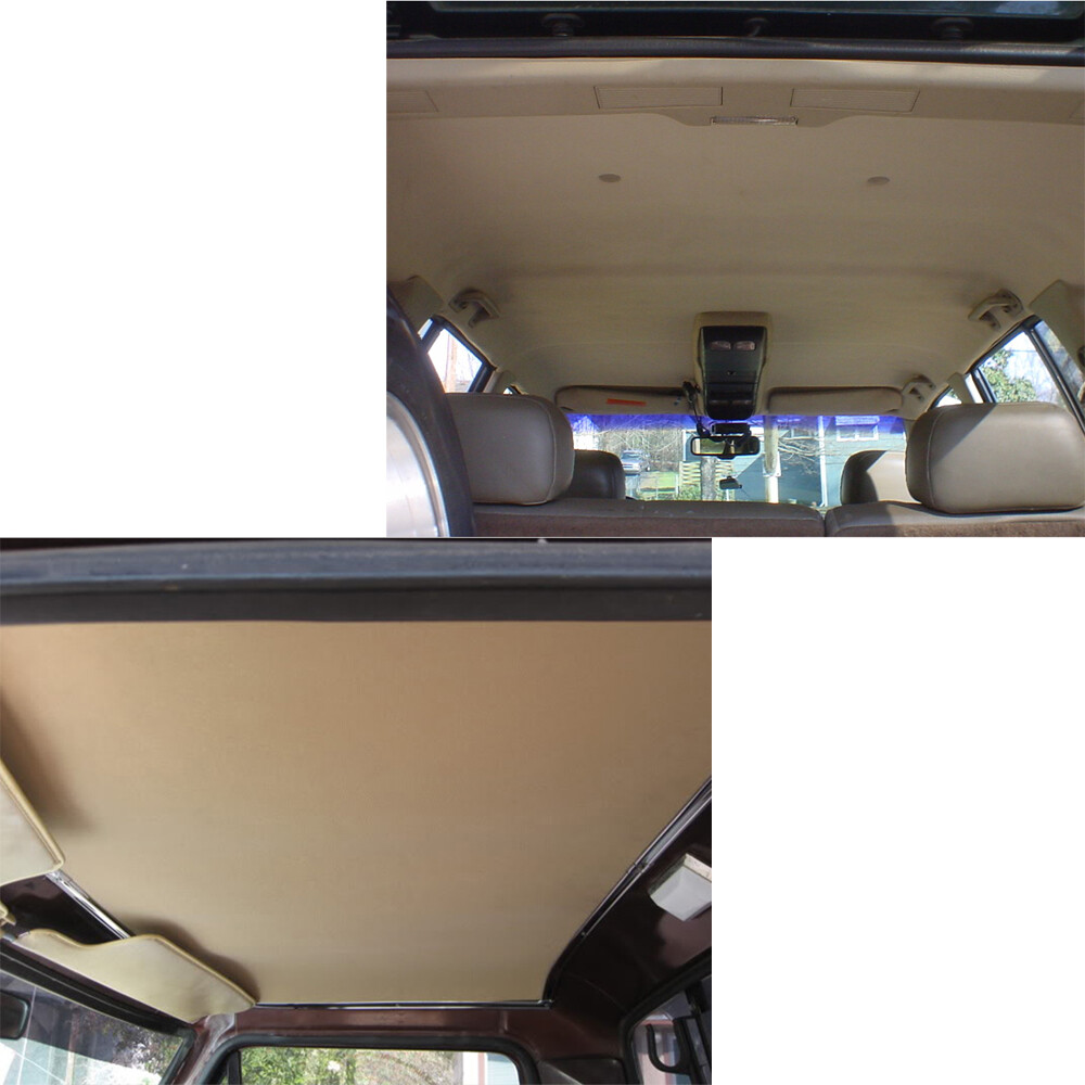 Headliner Fabric Foam Backed Replace Saggy/Aging/Drooping/Torn/Rip Ceiling Beige