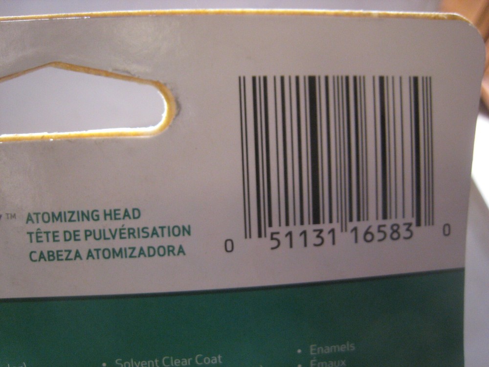 3M 16583 Accuspray Single Atomizing Head, Green, 1.3 mm