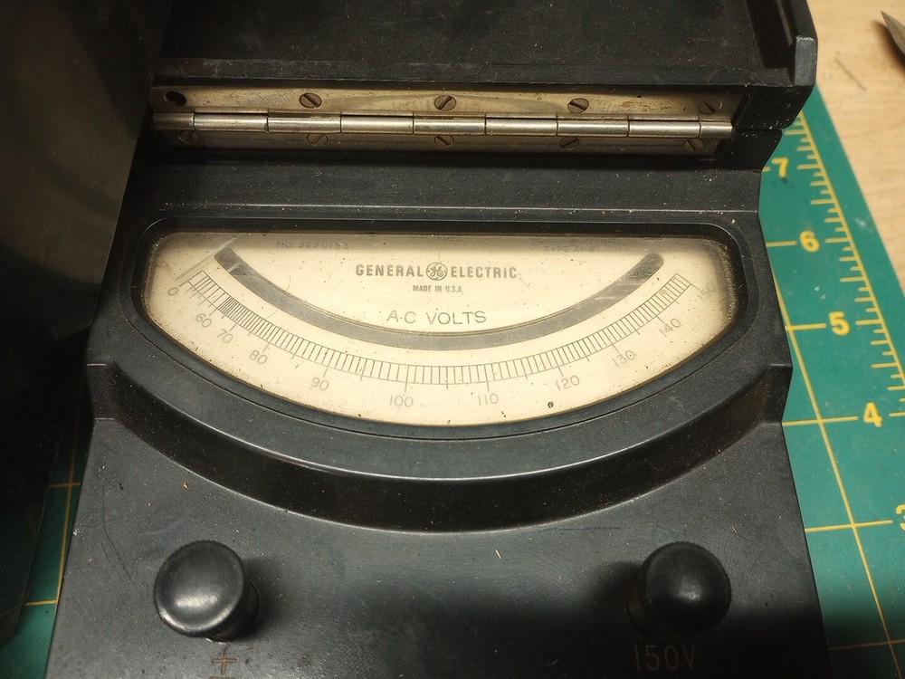 2 Vintage Ge Test Meters