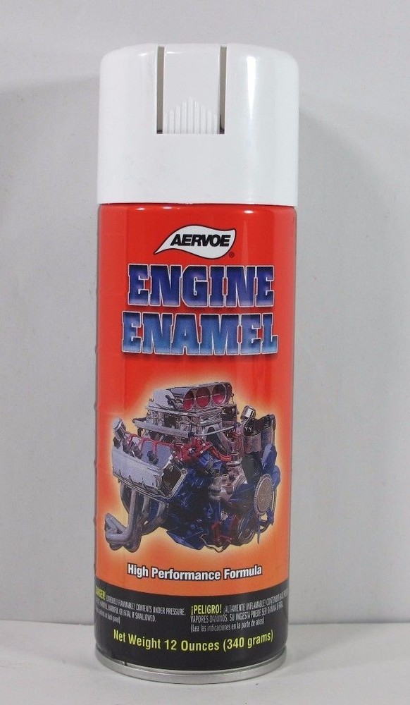 Engine Enamel Paint- Universal White Aervoe 511 12oz Can