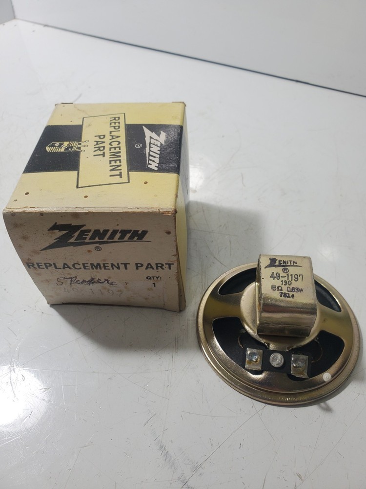 Zenith 49-1197 Speaker NOS Untested