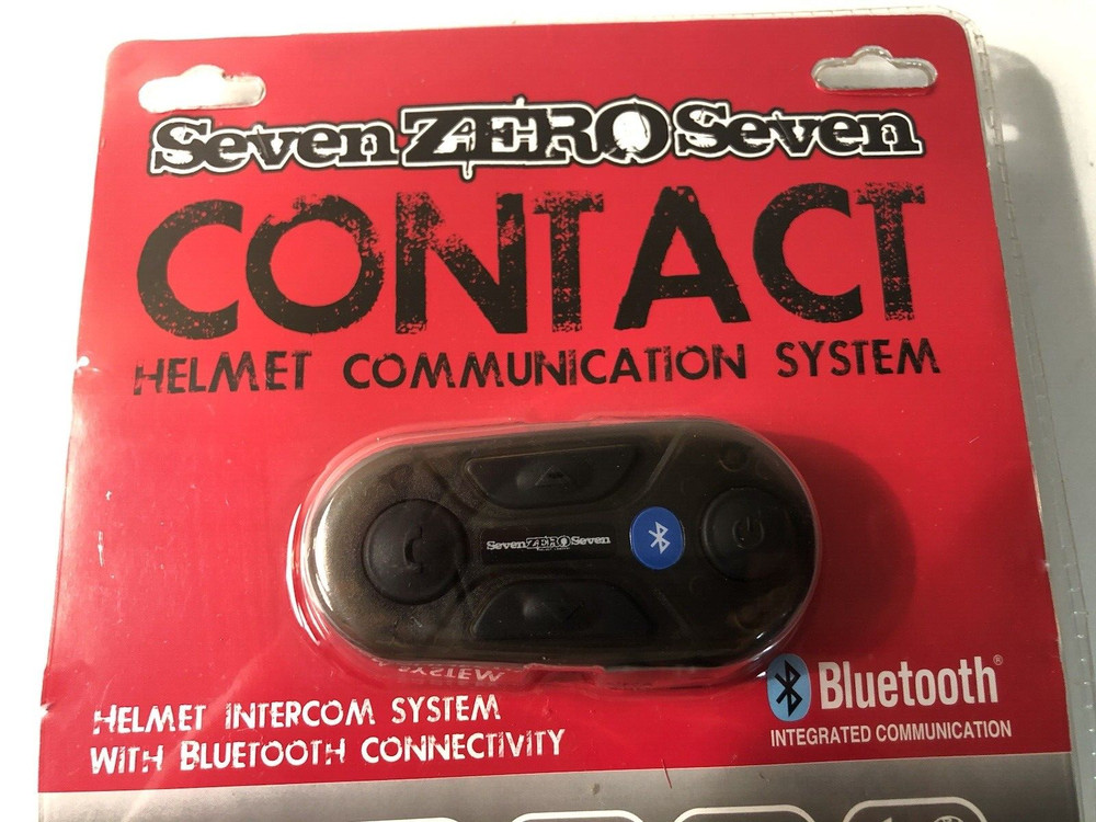 Seven Zero Seven Contact Helmet Communication System with Bluetooth.