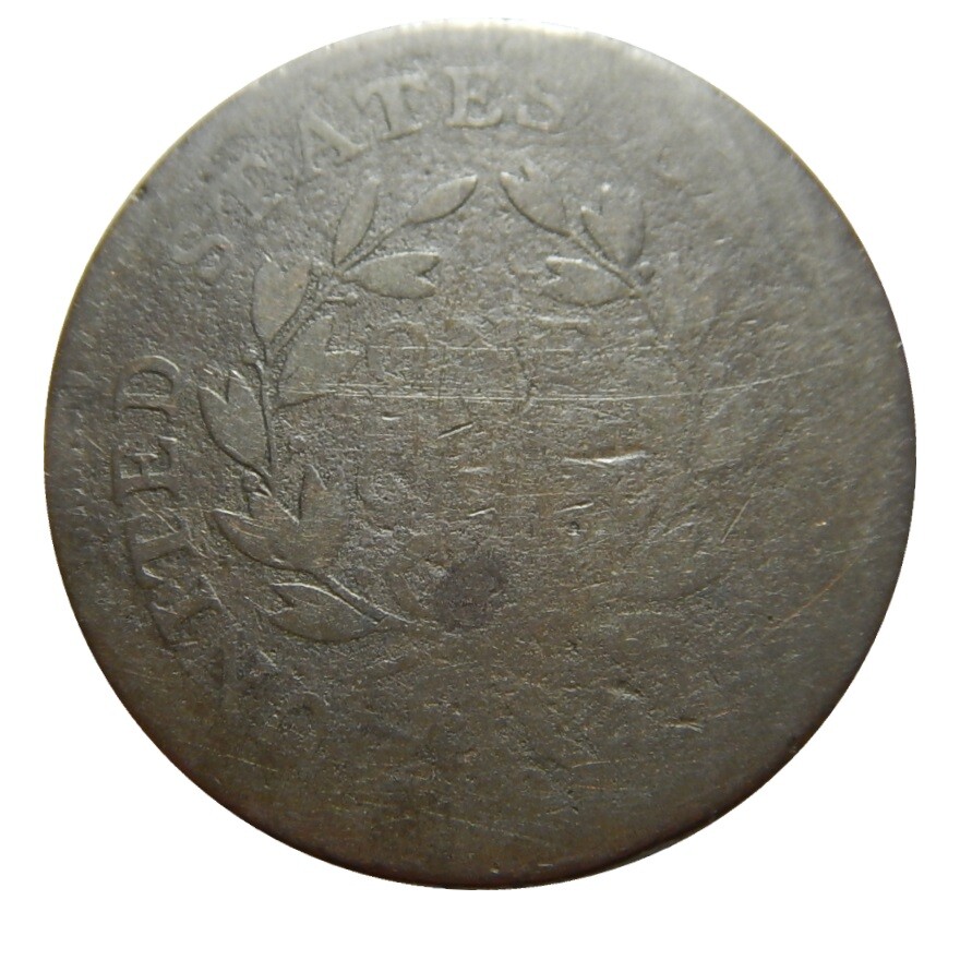 Large cent/penny 1796 rare LIHERTY error Sheldon 104