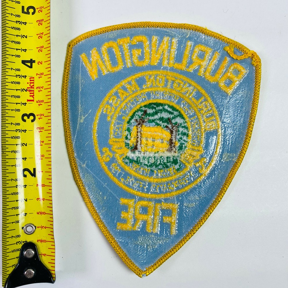 Burlington Fire Massachusetts MA Patch O6