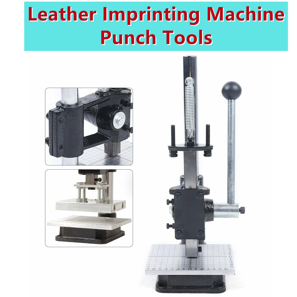 Manual Stamping Machine Puncher Tabletop Plate Punching Machine Adjustable