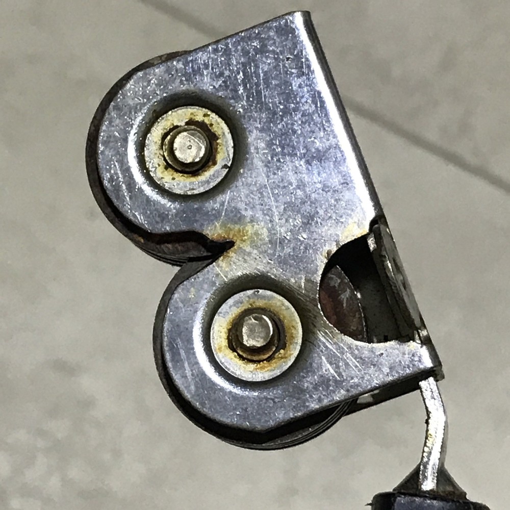 VTG Ekco Pull Through Knife Sharpener Chromium Plated USA