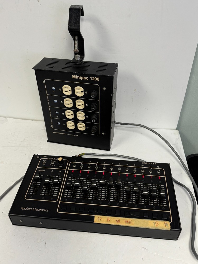 Vintage Applied Electronics Sequencer /Dimmer & Minipc 1200 Power
