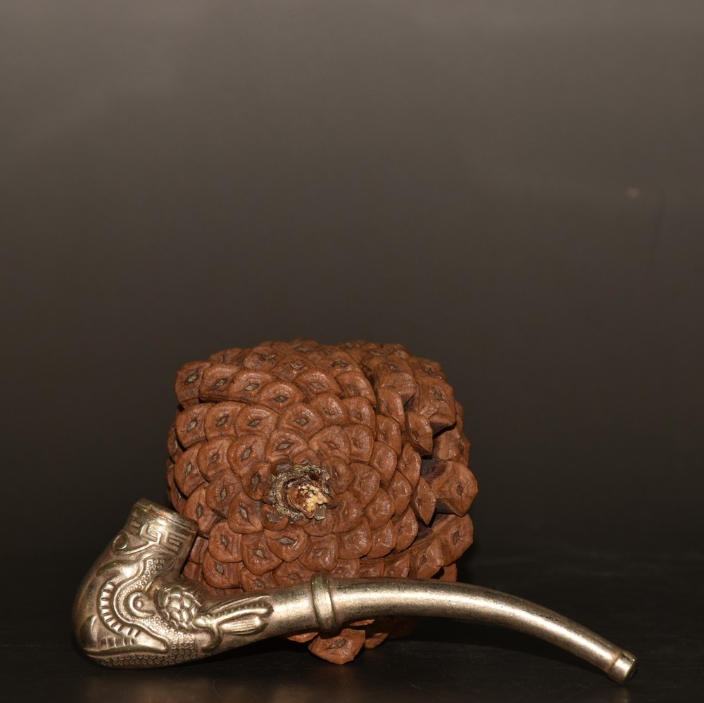 White Copper Faucet Cigarette Bag