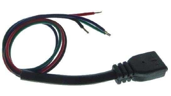 2Pcs 5011 Lighting Connectors Controller Cable 20cm, 22awg