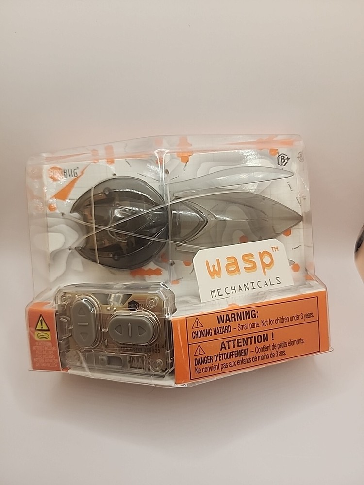 Hexbug Micro Robotic Creatures Mechanicals Wasp Black R/C Remote Control New